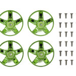 Tamiya 47416 WR-02CB S Parts (Spokes) (Green Plated)