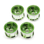 Tamiya 47418 WR-02CB T Parts (Wheel Rims) (Green Plated)
