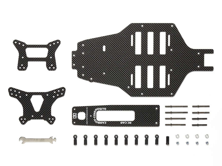 Tamiya 47426 Top-Force Carbon Chassis Conversion Set：圖片 1
