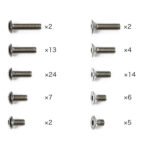 Tamiya 47464 TD4 Titanium Screw Set