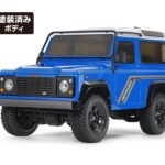 Tamiya 47478 1/10 RC 1990 Land Rover Defender 90 (Light Blue Painted Body) (CC-02 Chassis)