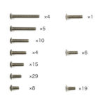 Tamiya 47488 XV-02 Titanium Screw Set