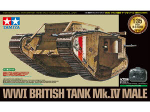 Tamiya 48214 1/35 WWI British Tank Mk.IV Male (w/Control Unit)：圖片 2