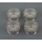 Tamiya 49407 Medium-Narrow Dish Wheels (Smoke/+-0)