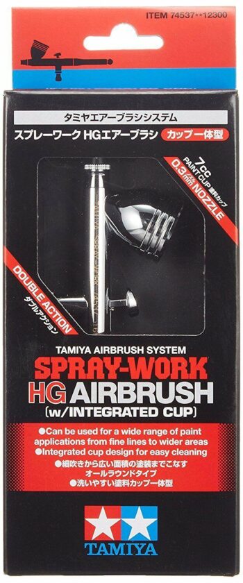 Tamiya 74537 Spray-Work HG Airbrush w/Integrated Cup：圖片 2