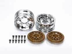 Tamiya 50548 2-Piece Mesh Wheel (1 Pair, 4WD/FWD Touring & Rally Car)
