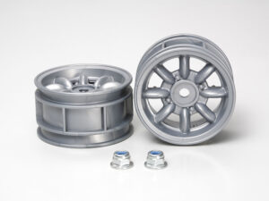 Tamiya 50569 M-Chassis 8-Spoke Wheels 2pcs. (Silver)