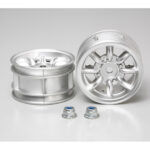 Tamiya 50676 M-Chassis 8-Spoke Wheels 2pcs. (Plated)