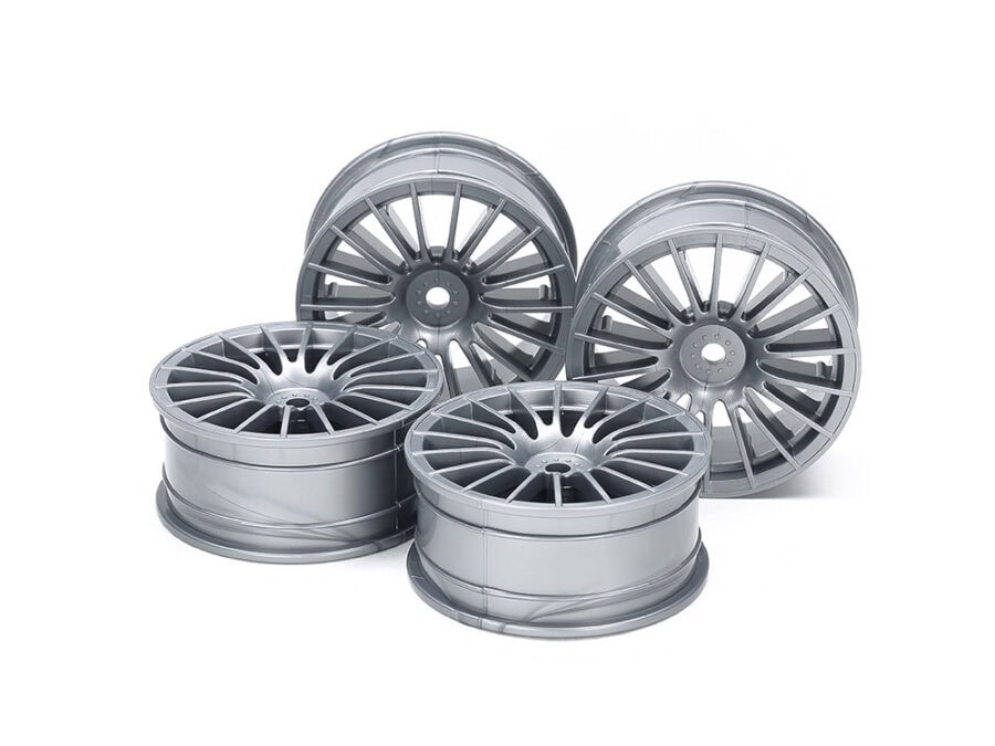 Tamiya 51046 1/10 24mm Medium-Narrow 18-Spoke Wheels (Offset 0)：圖片 1