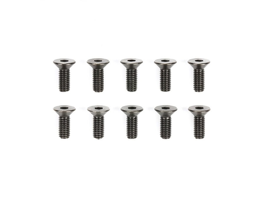Tamiya 51627 3x8mm Steel Countersunk Hex Head Screws (10pcs.)：圖片 1