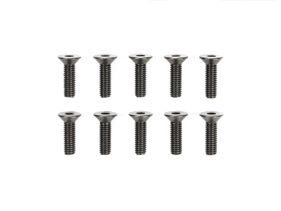 Tamiya 51629 3x10mm Steel Countersunk Hex Head Screws (10pcs.)：圖片 1
