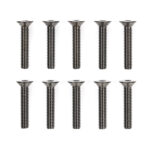 Tamiya 51633 3x16mm Steel Countersunk Hex Head Screws (10pcs)