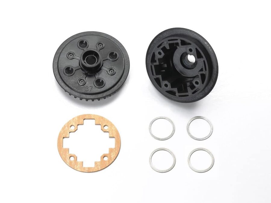 Tamiya 51643 TRF420 Differential Pulley & Case (37T)：圖片 1