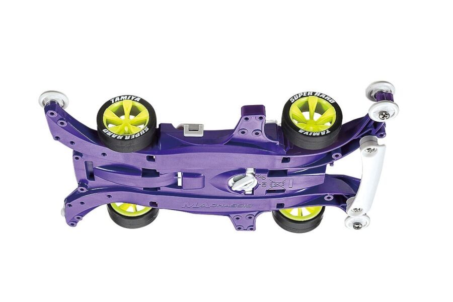 Tamiya 95399 1/32 Mini 4WD Keen Hawk Jr. Clear Purple Special (MA Chassis)：圖片 2