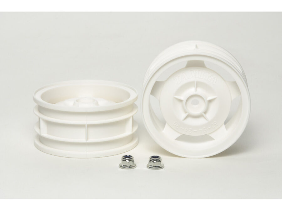 Tamiya 53089 6024 4WD Front Star-Dish Wheels (1 pair)：圖片 1