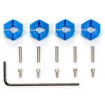 Tamiya 53570 Clamp Type Aluminum Wheel Hub (4mm Thick)