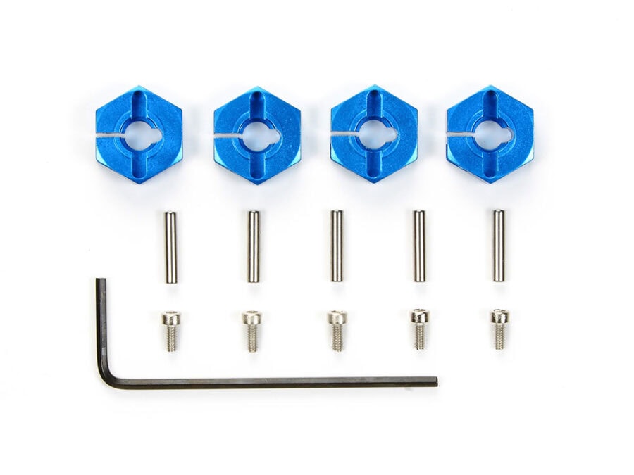 Tamiya 53570 Clamp Type Aluminum Wheel Hub (4mm Thick)：圖片 1