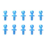 Tamiya 53642 5mm ALU.BALL CONNECTOR (BLUE)