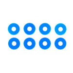 Tamiya 53646 WHEEL SPACER (BLUE)