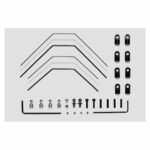 Tamiya 53677 TB-02 STABILIZER SET (F/R)