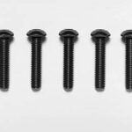 Tamiya 53769 RC 3x14mm Hex Round Head Socket Screw (Blue/5pcs)