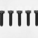 Tamiya 53775 RC 3x14mm Countersunk Hex Head Screw (Blue/5pcs)