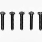 Tamiya 53776 RC 3x16mm Countersunk Hex Head Screw (Blue/5pcs)