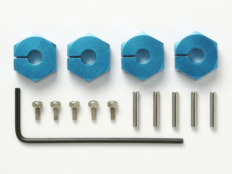 Tamiya 53823 Clamp Type Aluminum Wheel Hub (5mm Thick)：圖片 1