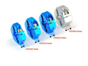 Tamiya 53823 Clamp Type Aluminum Wheel Hub (5mm Thick)：圖片 2