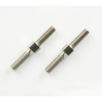 Tamiya 53872 3x28mm Titanium Turnbuckle Shaft (2Pcs)