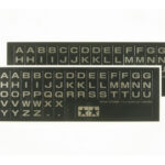 Tamiya 53898 RC Initial Stickers 2Pcs