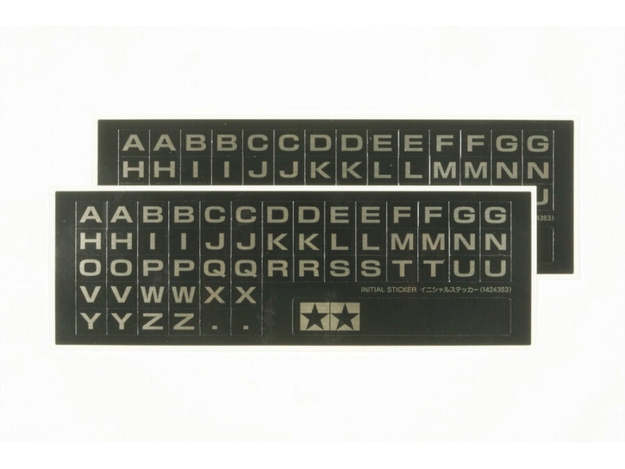 Tamiya 53898 RC Initial Stickers 2Pcs：圖片 1