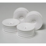 Tamiya 53914 RC White Dish Wheel 4pcs. (26mm Width, Offset 0)