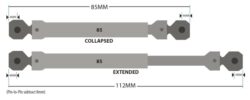 Tamiya 54112 CR-01 Carbon Steel Propeller Shaft (85mm)：圖片 2