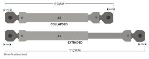 Tamiya 54112 CR-01 Carbon Steel Propeller Shaft (85mm)：圖片 2