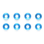 Tamiya 54156 RC 3mm Aluminum Countersunk Washer (8Pcs/Blue)