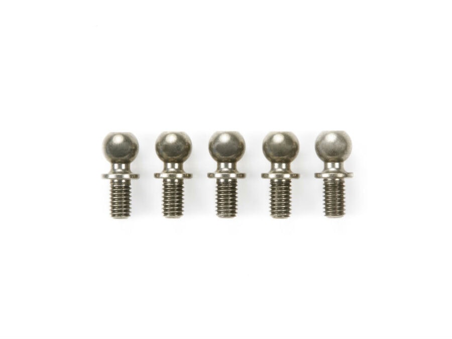 Tamiya 54209 RC 5x5mm Aluminum Hex Head Ball Connector (Fluroine Coated, 5pcs)：圖片 1