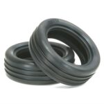 Tamiya 54284 Off-Road Wide-Grooved Soft Tires (2WD/Front, 60/19)