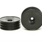 Tamiya 54338 RC 2WD Off-Road Dish Front Wheels (Black, 60/19)