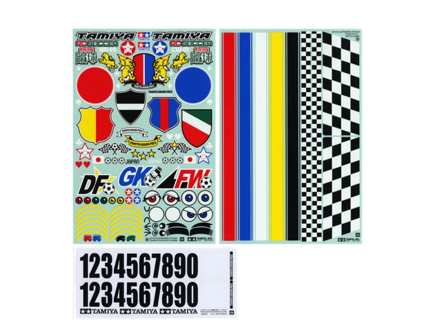 Tamiya 54513 Customizing Sticker(Team Style)：圖片 1