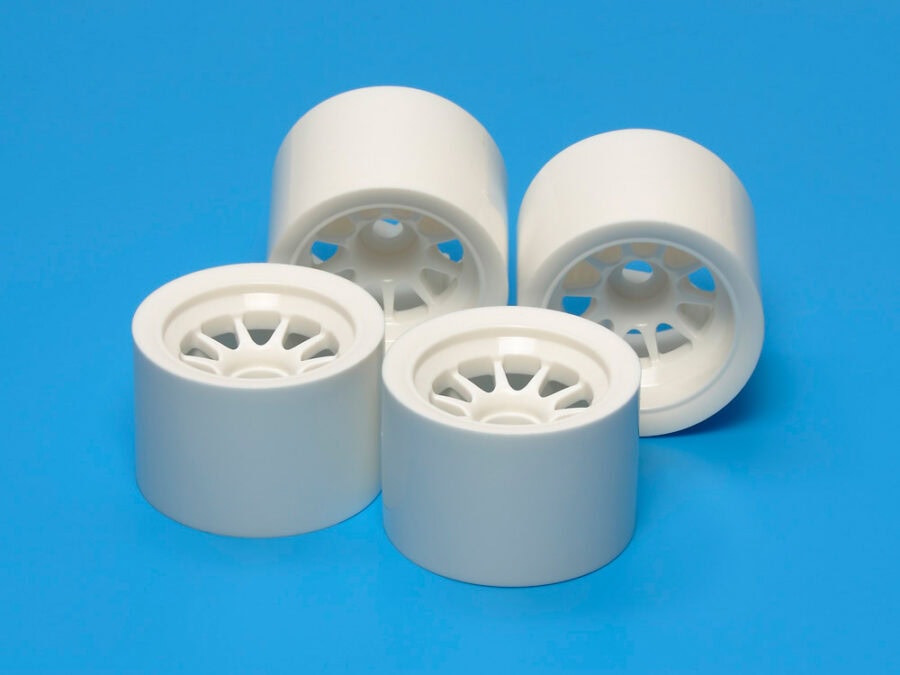 Tamiya 54526 F104 Wheel Set (White)：圖片 1