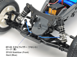 Tamiya 54561 DT-03 Stabilizer Set (Front & Rear)：圖片 2