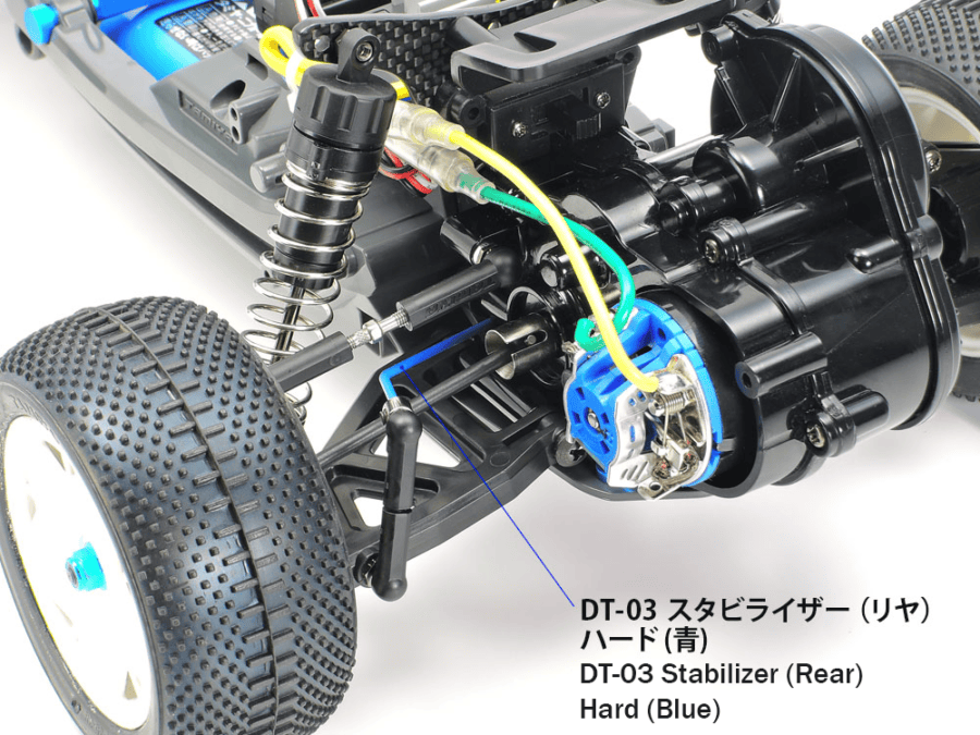 Tamiya 54561 DT-03 Stabilizer Set (Front & Rear)：圖片 3