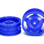Tamiya 54681 4WD Buggy Front Star-Dish Wheels (Blue)
