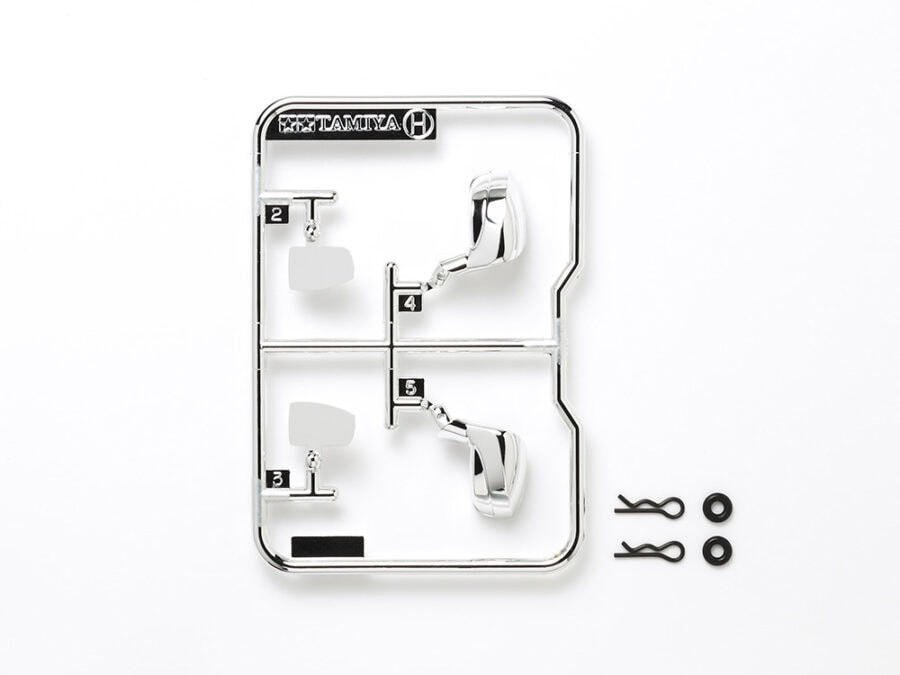 Tamiya 54732 Touring Car Plated Side Mirror：圖片 1
