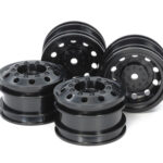 Tamiya 54741 On-Road Racing Truck Wheels (Front & Rear / 2pcs. each) (Black)