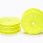 Tamiya 54748 RC 4WD Buggy Front Dish Wheels - Hex Hub / Yellow