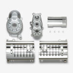 Tamiya 54750 RC High Lift Chassis A Parts - Matte Plated (Gearbox)