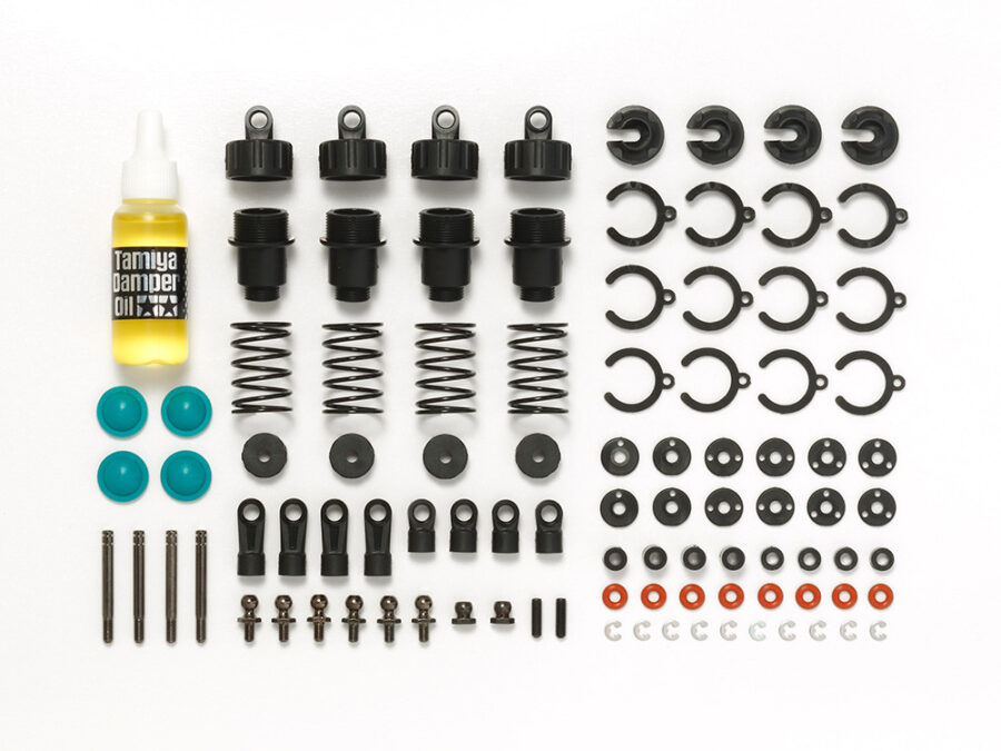 Tamiya 54753 TT-02 CVA Super Mini Shock Unit Set (4pcs.)：圖片 1
