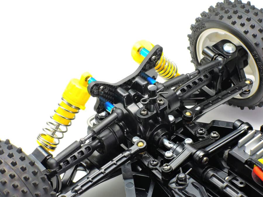 Tamiya 54754 TT-02B Carbon Damper Stays (Front & Rear)：圖片 4